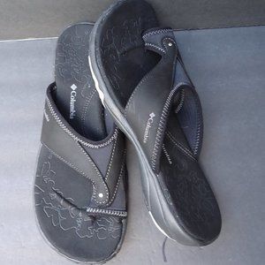 Columbia Kea Toe Thong Black Sandals